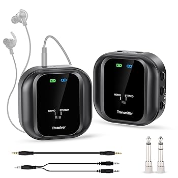 LEKATO ワイヤレスインイヤーモニター 送信機×1 受信機×3 セット Amazon | LEKATO インイヤーモニター ワイヤレスシステム 送信機